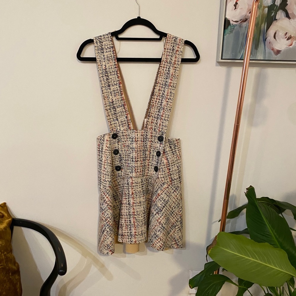 Zara Skirt with over the shoulder straps